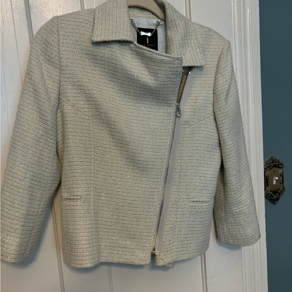Ted Baker Cream and Gold Jacket / Blazer - Picture 3 of 8